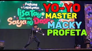 Unbelievable Yoyo Tricks Yoyo Master Macky Profeta  the Party yoyo [upl. by Naiviv926]