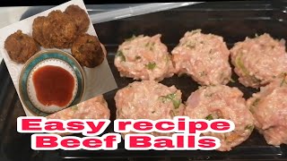 Beef Balls easy recipe [upl. by Chappelka]