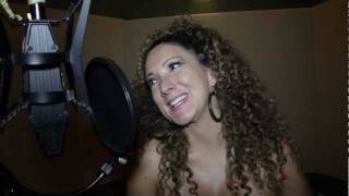 Grabación ¨Masoquista¨ version salsa Erika Ender y Jerry Rivera [upl. by Hnacogn]