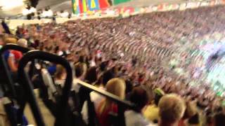 The Wave at The Olympic Stadium London 2012 [upl. by Sukey]