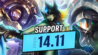 1411 Support Tier ListMeta Analysis  First Strike Dawncore Helia etc League of Legends [upl. by Ennaesor]