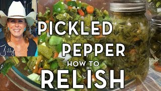 Pickled Pepper Relish  Pickled Pepper Relish Canning [upl. by Ainav]