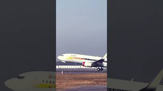 Jet plane used by Spice jet boeing737 spicejet airlines ytshorts delhi amazing trending reel [upl. by Udell126]