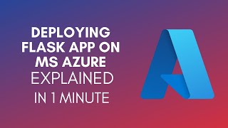 How To Deploy Flask App On Microsoft Azure 2024 [upl. by Annekcm]