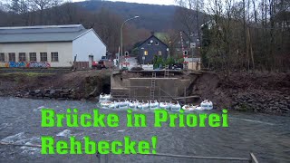 Hochwasser Dahl 2021 Brücke Rehbecke Update [upl. by Shuman]