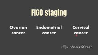 FIGO staging of ovarian endometrial and cervical cancers carcinomas بالعربية [upl. by Cherice]