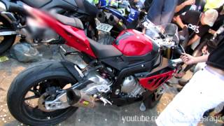 How to use a BMW S1000RR to make Popcorn  Akrapovic Full Exhaust [upl. by Laddy]