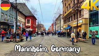 Mannheim Germany Walking tour 4K 60fps [upl. by Aon173]