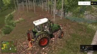 Getting wood ready for chipping  Knaveswell Farm Extended  Farming Simulator 2015  Episode 1 [upl. by Tennos242]