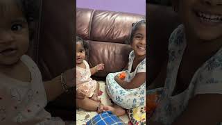 Dddd dddd dd playing with my sister 🥰🤩shorts love baby cute trending explore viralvideo [upl. by Hildegarde]