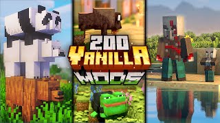 TOP 200 Vanilla Minecraft Mods For 120  EP 2 2024 ForgeFabric [upl. by Veljkov]