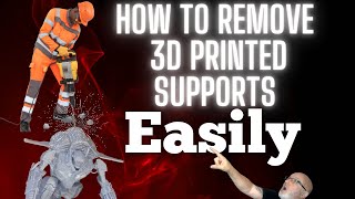 How To Remove 3D Printed Supports Easily  10 Methods Tested [upl. by Airotnahs]