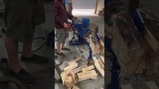 Smart firewood splitting machine Good machinery and technology make working easy [upl. by Aker762]