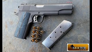 Colt 1911 Competition 45 ACP Gun Review [upl. by Aielam]