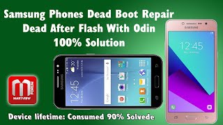 Samsung J200H dead after flash  Samsung J2 dead boot repair with Ufi Box [upl. by Selokcin]