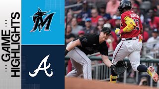 Marlins vs Braves Game Highlights 63023  MLB Highlights [upl. by Dielle]