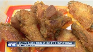 Duffs sells 400K wings for Super Bowl [upl. by Anitneuq]