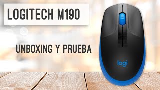 Ratón inalámbrico Logitech M190  Unboxing y prueba en español [upl. by Deegan]