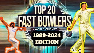 Who Are the GREATEST Fast Bowlers of the Last 35 Years 19892024 [upl. by Ahsiekin]