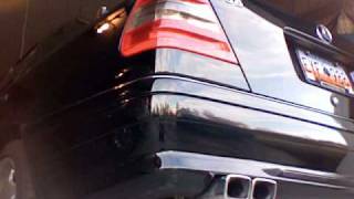 W202 C36 AMG Custom Exhaust Start and Rev [upl. by Carman654]