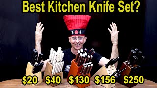 Best Knife Set 20 vs 250 Japanese Knives [upl. by Dworman]