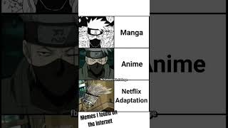 Netflix adaptation 🤣🤣  anime funnymemes pls sub and like for daily memes [upl. by Jacquelyn]