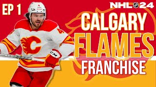 FIRESALE  NHL 24 Calgary Flames Franchise Mode Ep 1 [upl. by Meri861]