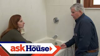 How to Caulk Around a Bathtub  Ask This Old House [upl. by Ykcaj]