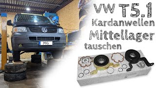 T5 Kardanwellenlager tauschen  Mittellager Defekt [upl. by Edrick]