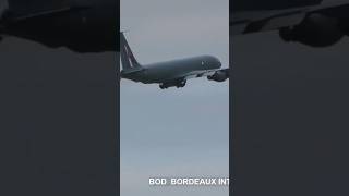 K35R APPROACH STUNNING GO AROUND MILITARY AIRCRAFT AT BORDEAUX AIRPORT BOD [upl. by Duff]