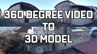 How to transform any 360degree video into 3D using photogrammetry [upl. by Yanej]