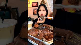 Chocolate eating challenge mukbang asmreating eatingchallenge chocolateeatingasmr chocolateasmr [upl. by Lledraw]