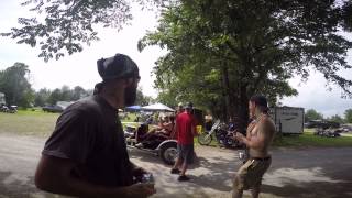 Kentucky Bike Rally 2015 Hot A Biker Babe Bares All [upl. by Ordnagela]