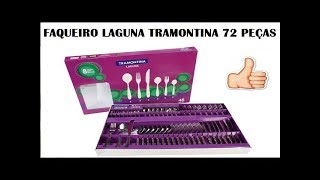 FAQUEIRO TRAMONTINA LAGUNA 72 PEÇAS  VISÃO DO PRODUTO [upl. by Allerie]