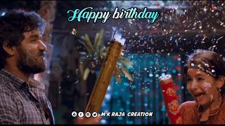 Happy birthday for girlfriend  Tamil Birthday WhatsApp status  M K RAJA creation [upl. by Schlenger]