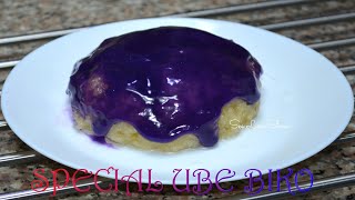 NO OVEN NEEDED EASY TO FOLLOW UBE BIBINGKANG MALAGKIT HOW TO MAKE UBE BIKOGLUTINOUS RICE RECIPE [upl. by Yromas365]