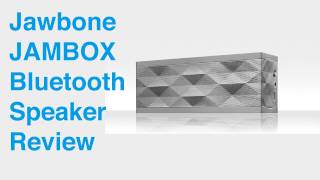 Jawbone JAMBOX Bluetooth Speaker Review [upl. by Rubbico]