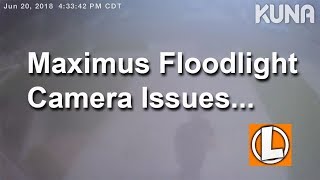 Maximus Floodlight Camera Update  Some Minor But One Major Issue [upl. by Agee]