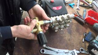 fitting new unloader valve with swivel adaptor [upl. by Sherj463]