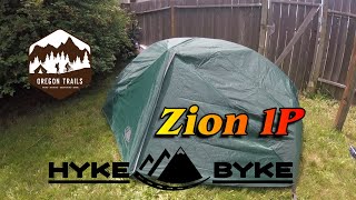 Hyke and Byke Zion 1p Tent  I love this tent [upl. by Layor487]