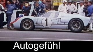 24 hours of Le Mans 1966 heritage footage with Ford GT rediscovered [upl. by Oidgime]