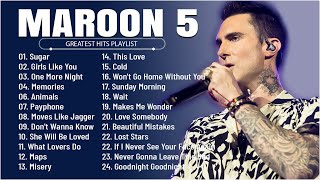 Maroon 5  Greatest Hits Full Album  Best Songs Collection 2023 [upl. by Lak]