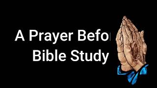 A Prayer Before Bible Study [upl. by Bohman]