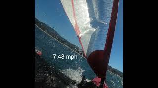 4k Sailing and Near Capsize of a Hobie Adventure Island AI Kayak in Monterey Bay  20240818 [upl. by Kragh108]