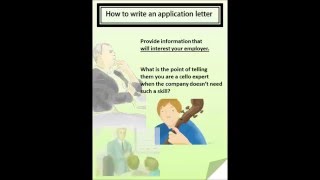 How to write an application letterFor upper intermediate ESL students [upl. by Eibor423]