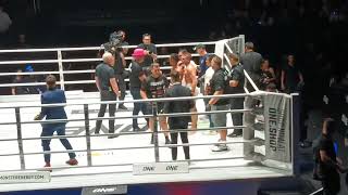 Haggerty VS Lobo muaythai lumpiniboxingstadium winner muaythaifighter [upl. by Nomled]