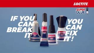 Loctite Super Glue  If you can break it you can fix it [upl. by Pozzy]