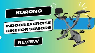 KURONO Indoor Exercise Bike for Seniors Review  Experience Fitness at Any Age [upl. by Oijimer341]