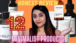 Minimalist Review After Using for 1 year Minimalist Skincare review [upl. by Ynnol]