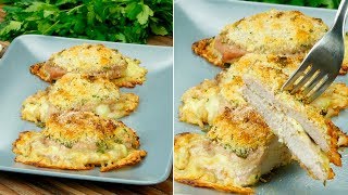 Escalopes de porco com queijo parmesão  a combinação perfeita  Gostosotv [upl. by Nabalas971]